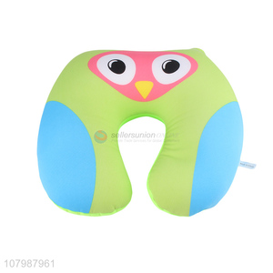 Good quality soft cute cartoon u-shaped neck pillow for sale