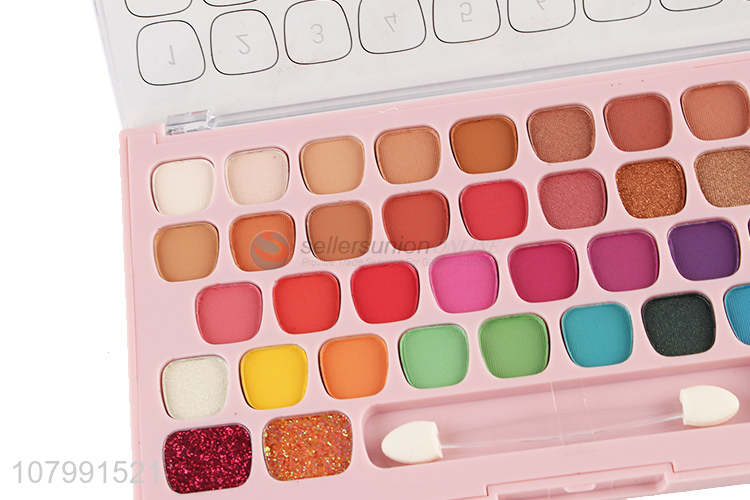 Fashion Keyboard Design Makeup Eyeshadow Palette With Brush