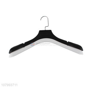 Hot selling heavy duty non-slip plastic clothes hanger men's coat hanger
