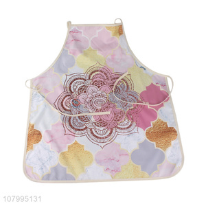 Good quality printed pullover apron household kitchen apron