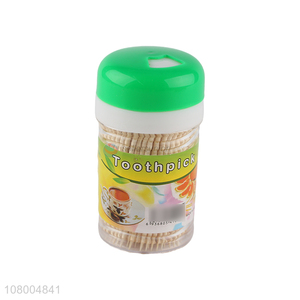 Good wholesale price plastic bottled toothpicks for household