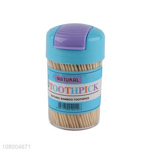 High quality plastic boxed toothpicks universal household table supplies