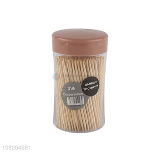 Yiwu wholesale disposable toothpicks plastic boxed toothpicks for sale