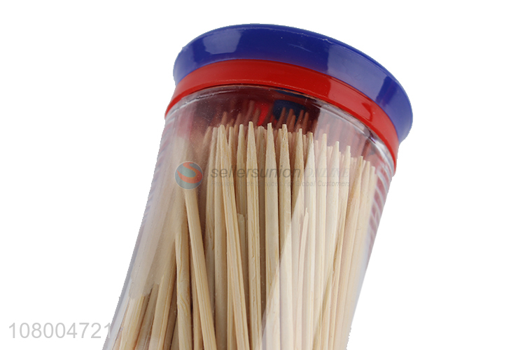 Low price wholesale household double-head toothpicks fruit bamboo stick