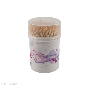 Hot selling bottled bamboo stick household disposable toothpicks