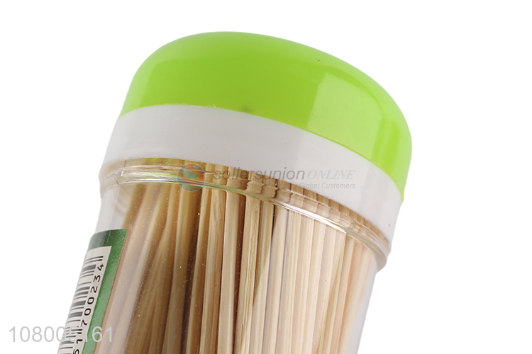 China wholesale plastic bottled bamboo sticks universal cleaning toothpicks