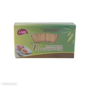 Yiwu market plastic paper-boxed toothpicks household table toothpicks