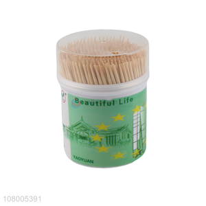 Top quality plastic bottled disposable toothpicks for household