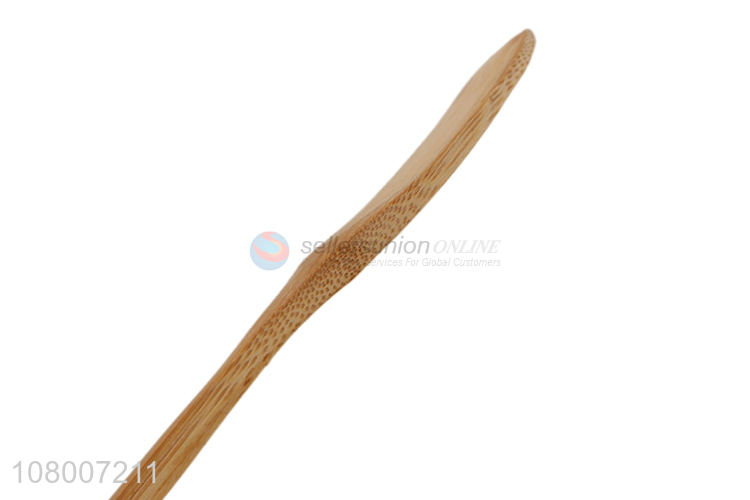 Popular products bamboo spoon rice spoon scoop with short handle