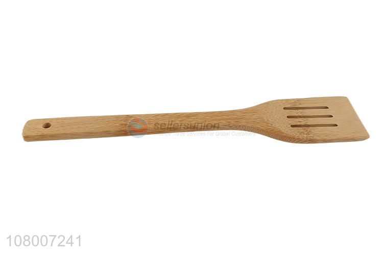 Wholesale from china bamboo cooking tools slotted spatula for kitchen