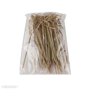 Factory supply natural bamboo fruit toothpick for table decoration
