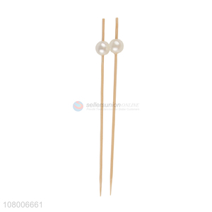 Hot products eco-friendly bamboo creative fruit stick toothpick