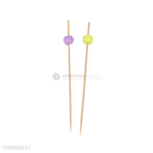 Popular products daily use bamboo fruit stick fruit toothpick