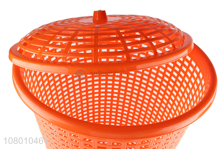 Wholesale plastic round dirty clothes laundry storage basket