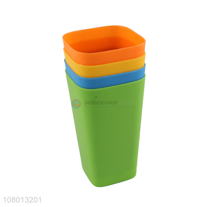 Goof price multicolor plastic water cup mouthwash cup  wholesale