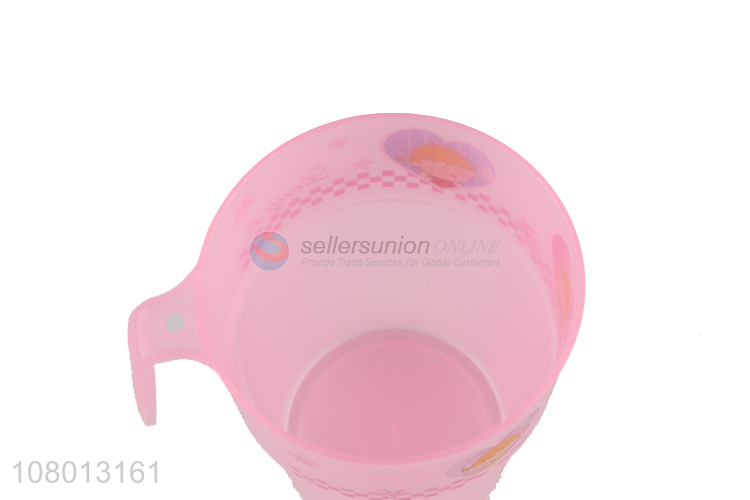 New arrival pink plastic mouthwash cup water cup