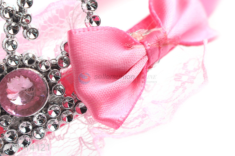 Best price pink cute princess girls crowns for event party