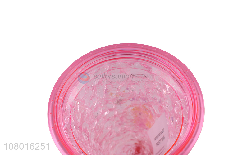 Wholesale cheap summer plastic cooling cup double walled freezer tumbler