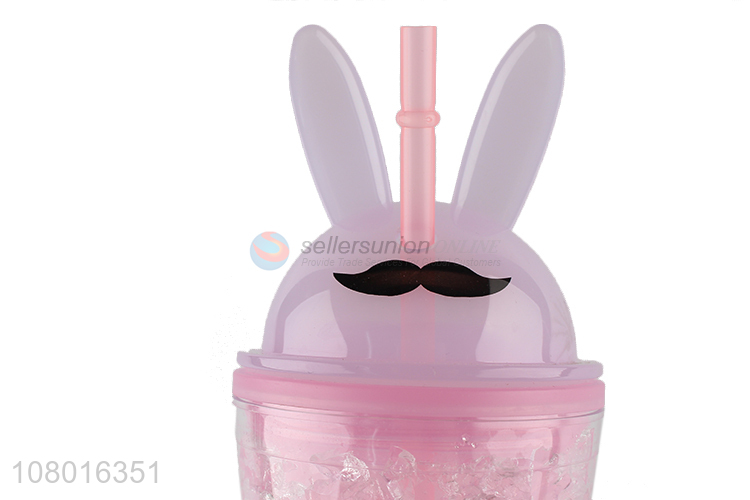 Factory direct sale reusable plastic freezer tumbler cooling cup for gift