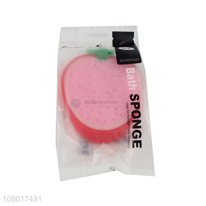 Best selling pink household soft shower bath sponge wholesale