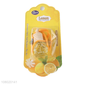 Factory Wholesale Lemon Perfume Hanging Car Air Freshener