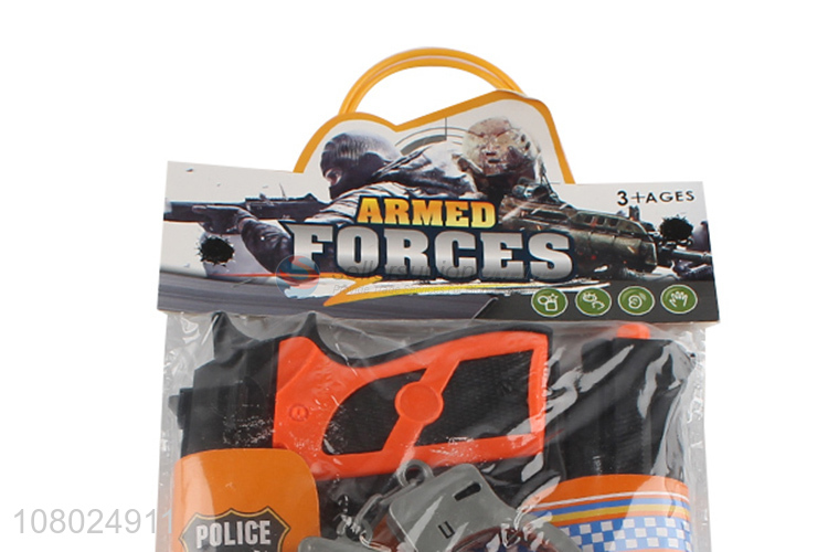 Cheap price creative children police set toys with top quality