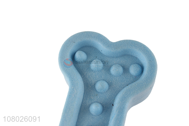 Yiwu market wholesale blue silicone chew toy for pet molar toy