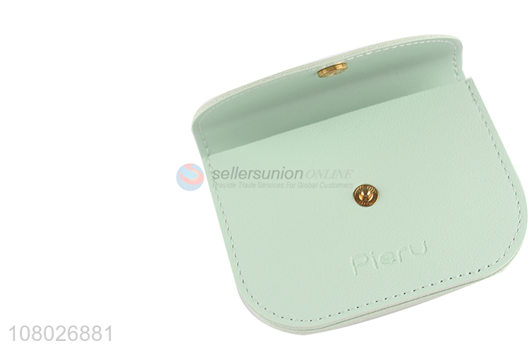 High quality green fashion mini wallet coin purse for women