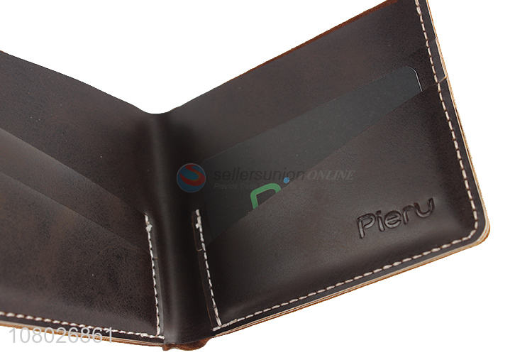 Most popular custom double-sided card holder purse wallet
