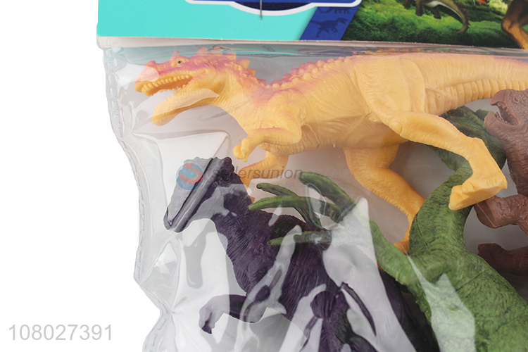 New arrival multicolor dinosaur model toy set for kids