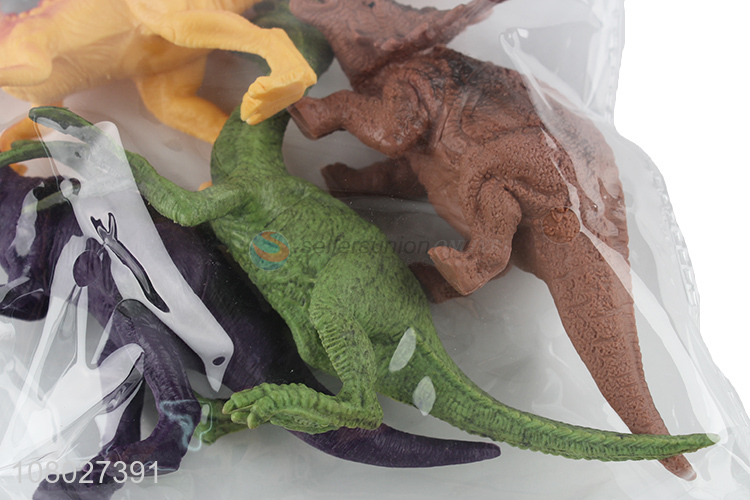 New arrival multicolor dinosaur model toy set for kids