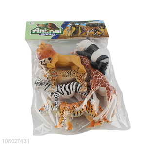 Popular products multicolor wild animal model toy set