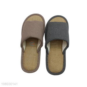 Good wholesale price multicolor home floor slippers for men