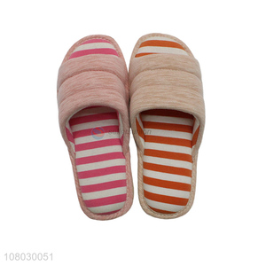Yiwu wholesale multicolor ladies household floor slippers