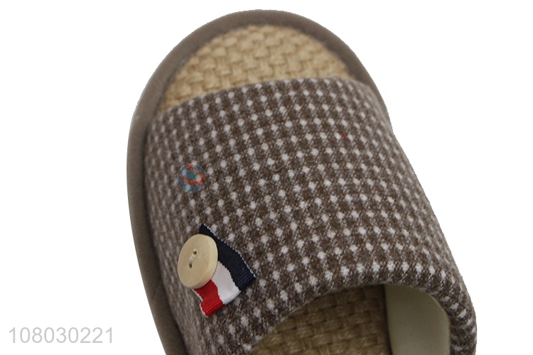 Good wholesale price multicolor cute floor slippers for men