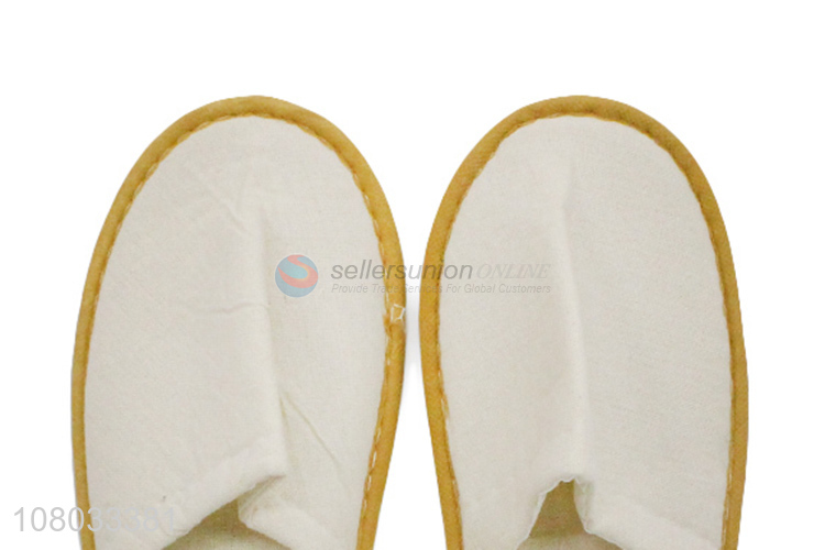 Wholesale cheap closed toe non-slip disposable hotel slippers for travel