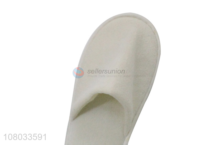 Good quality disposable indoor slipper fluffy floor slipper for travel hotel