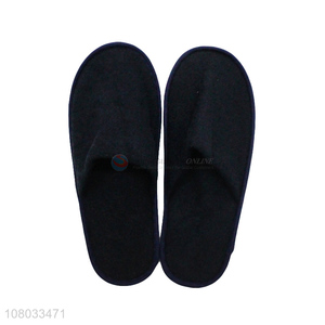 Recent design terry spa slipper indoor disposable slipper for men and women