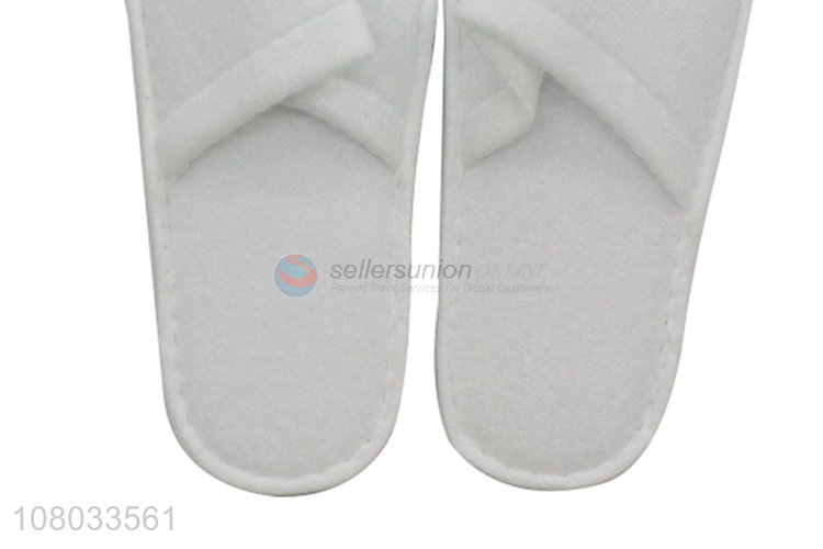 New arrival disposable home bedroom slippers travel guest hotel slippers