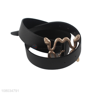 Custom Snake Buckle PU Leather Belt Fashion Belts