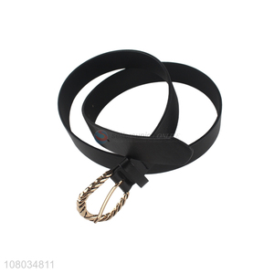 Good Price Black Leather Belt Popular Ladies Belt