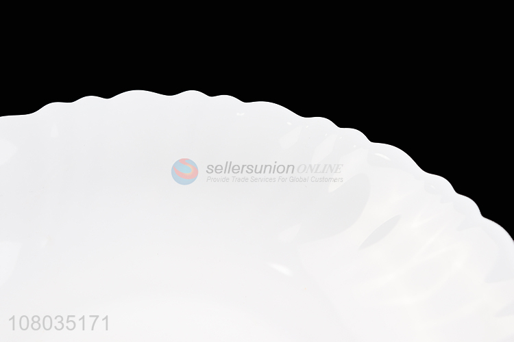 Yiwu wholesale white tableware glass plate dish for sale