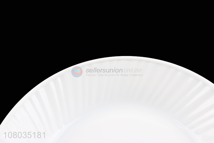 China sourcing white glass plate dish with top quality