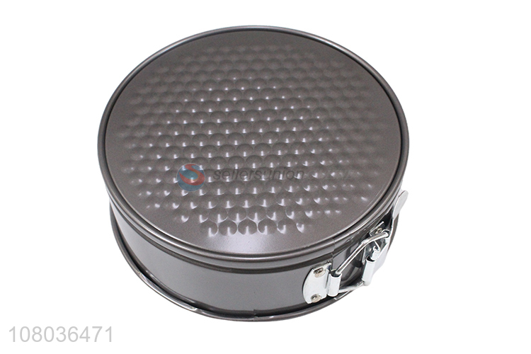 Low price wholesale iron non-stick round cake tin for household baking