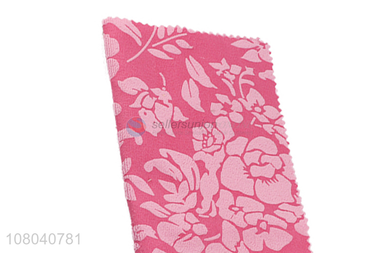 Factory direct sale pink printed kitchen cleaning towels