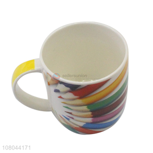 Yiwu wholesale printed ceramic water cup coffee cup