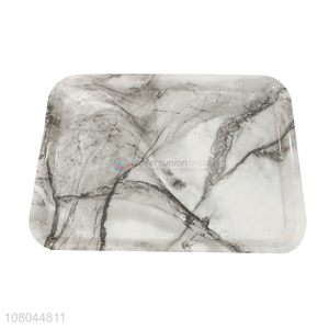 Wholesale Marbling Melamine Tray Fast Food Trays