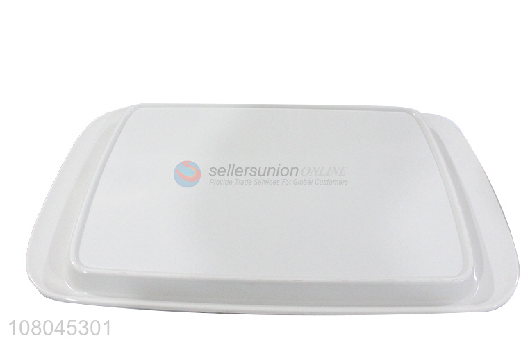 Wholesale Large Tray Marbling Melamine Tray Food Tray