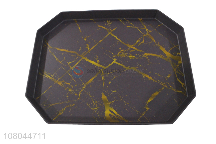 Factory Supplies Marbling Melamine Tray Serving Tray