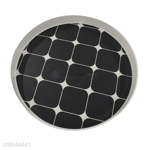 Wholesale Round Melamine Tray Serving Tray With Feet